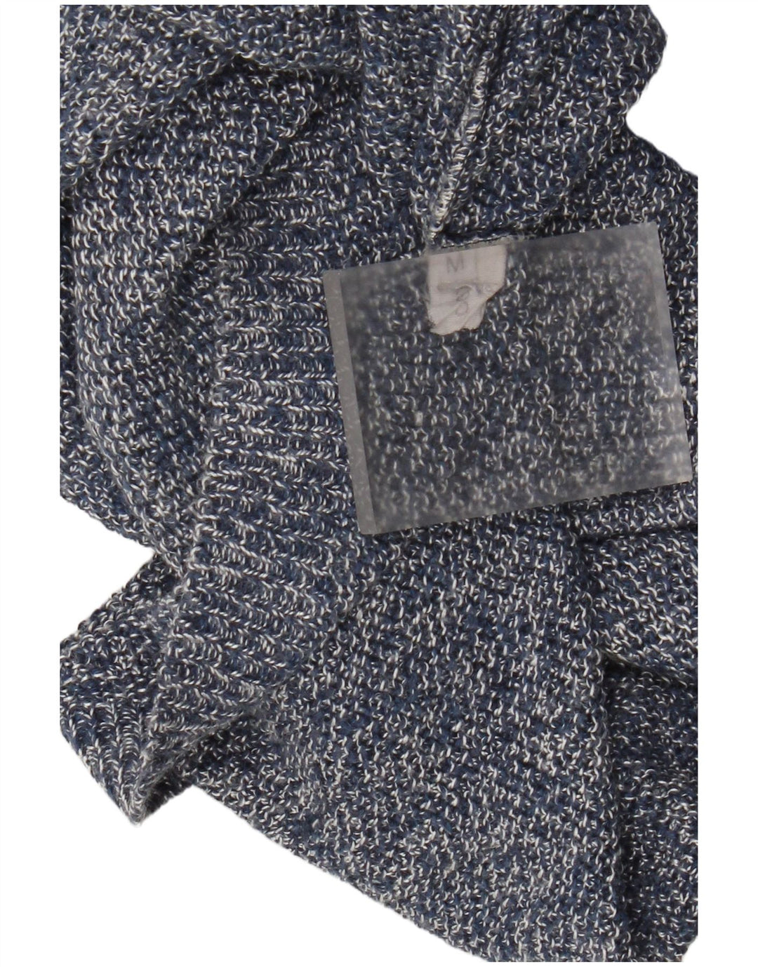 Canotta oversize oversize da donna vintage UK 14 blu medio screziato