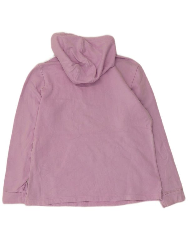 Felpa con cappuccio da donna Adidas UK 16/18 grande cotone viola