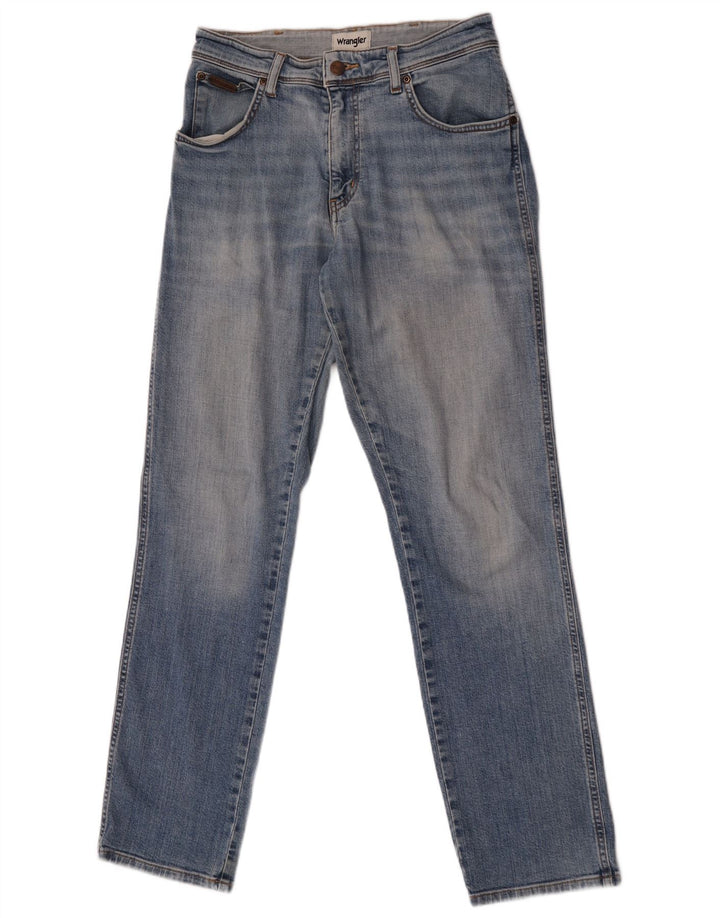 Jeans dritti da uomo Wrangler Texas W30 L32 cotone blu