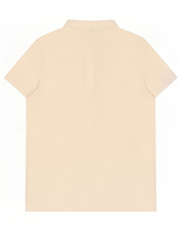 Polo da donna Benetton UK 14 grande cotone bianco