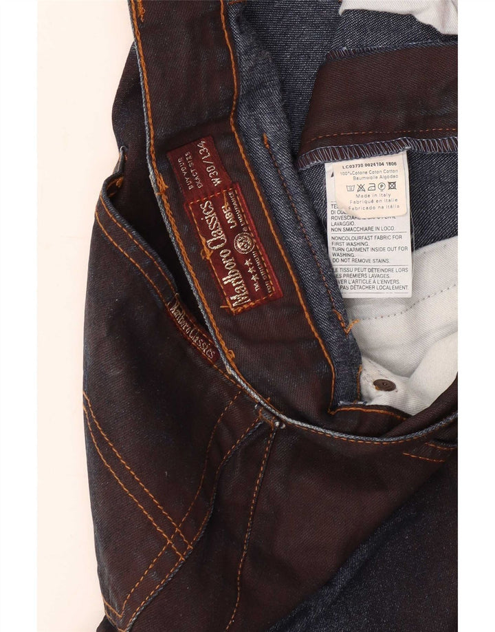 Jeans bootcut da uomo Marlboro Classics W30 L29 cotone color block marrone