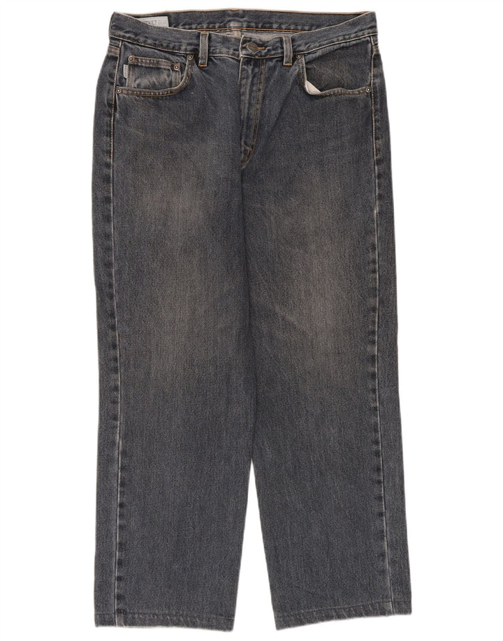 Jeans corti da uomo Belfe W33 L26 cotone blu