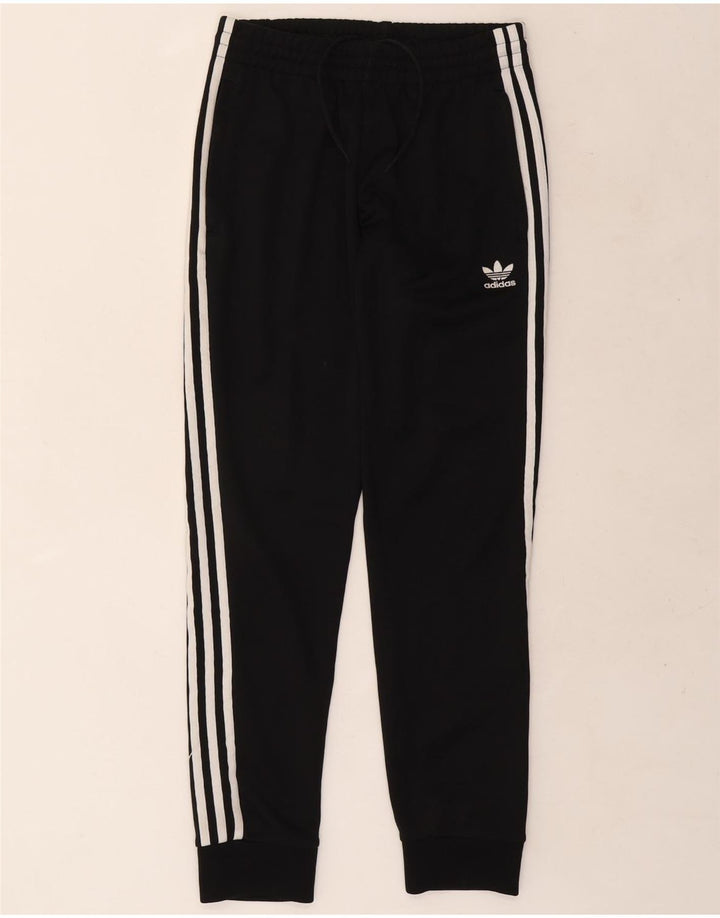 Pantaloni da tuta da uomo Adidas Joggers piccoli in poliestere nero