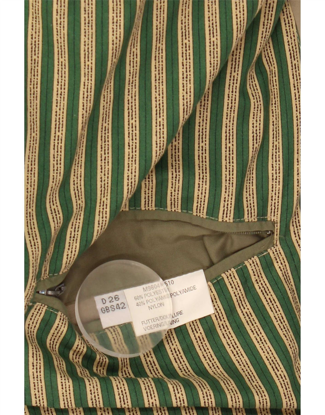 Giubbotto bomber vintage da uomo UK 42 XL Microfibre verdi