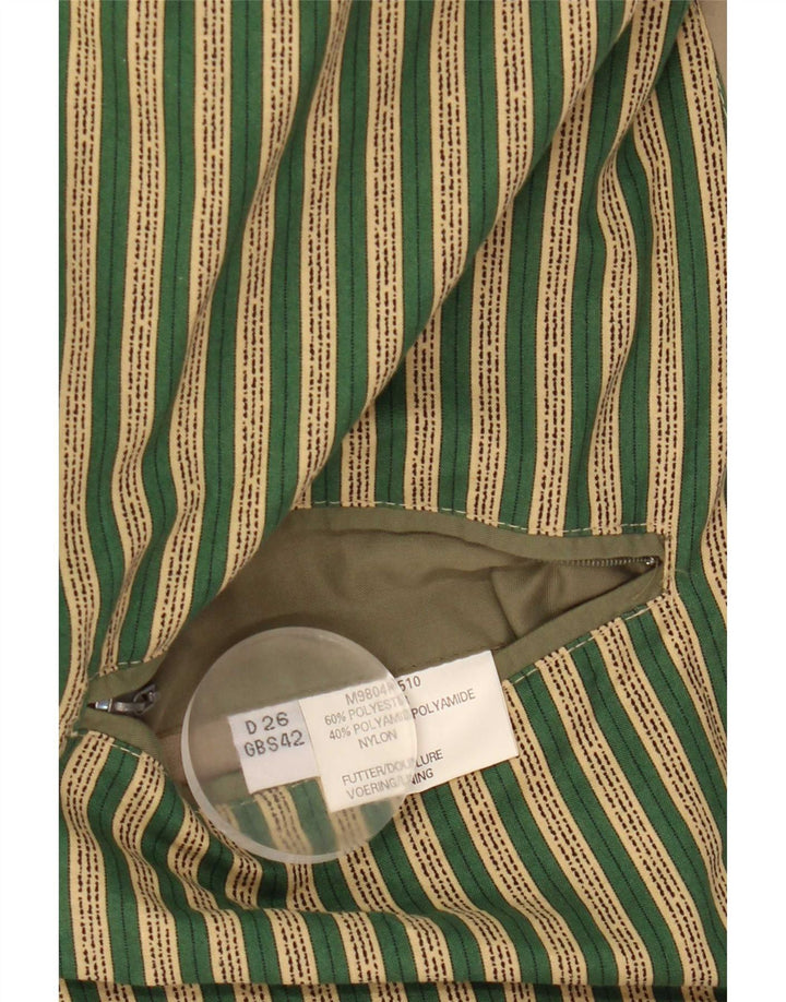 Giubbotto bomber vintage da uomo UK 42 XL Microfibre verdi