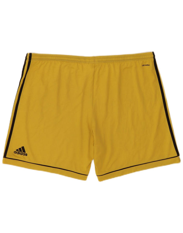 Pantaloncini sportivi Adidas Climalite da uomo XL poliestere giallo
