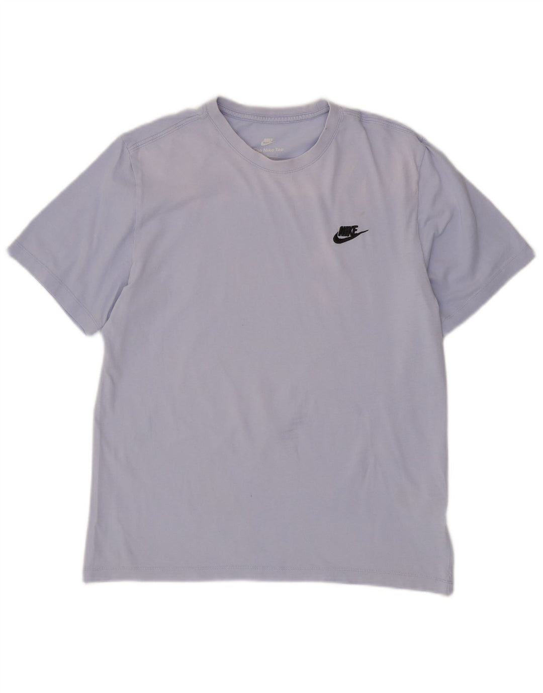 T-shirt da uomo NIKE Top blu medio in cotone