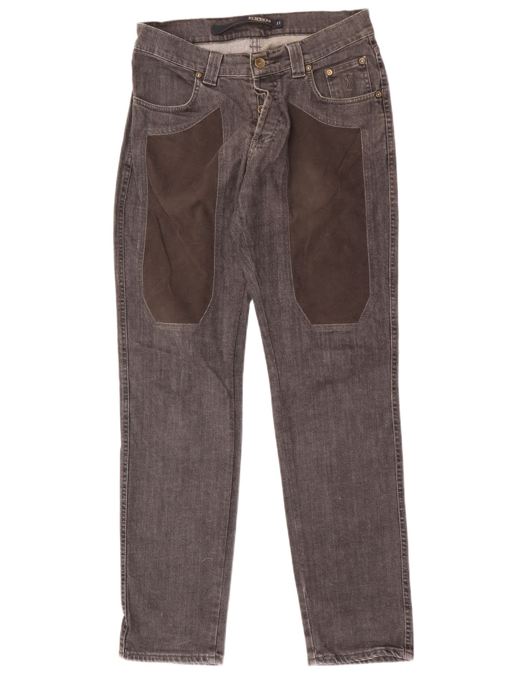 Jeans slim da uomo Jeckerson W31 L32 cotone grigio