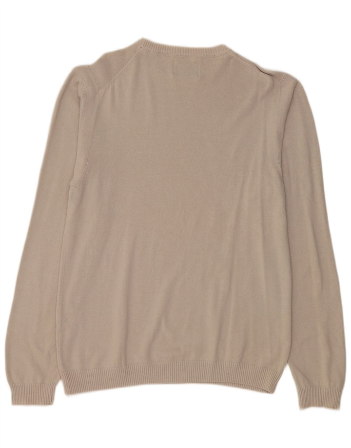 Maglione maglione con scollo a barca da donna Guess UK 14 grande grigio