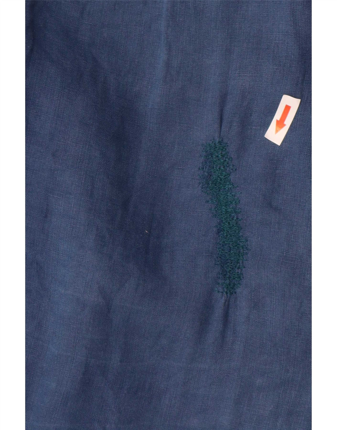 Camicia da uomo Ralph Lauren piccola in lino blu navy