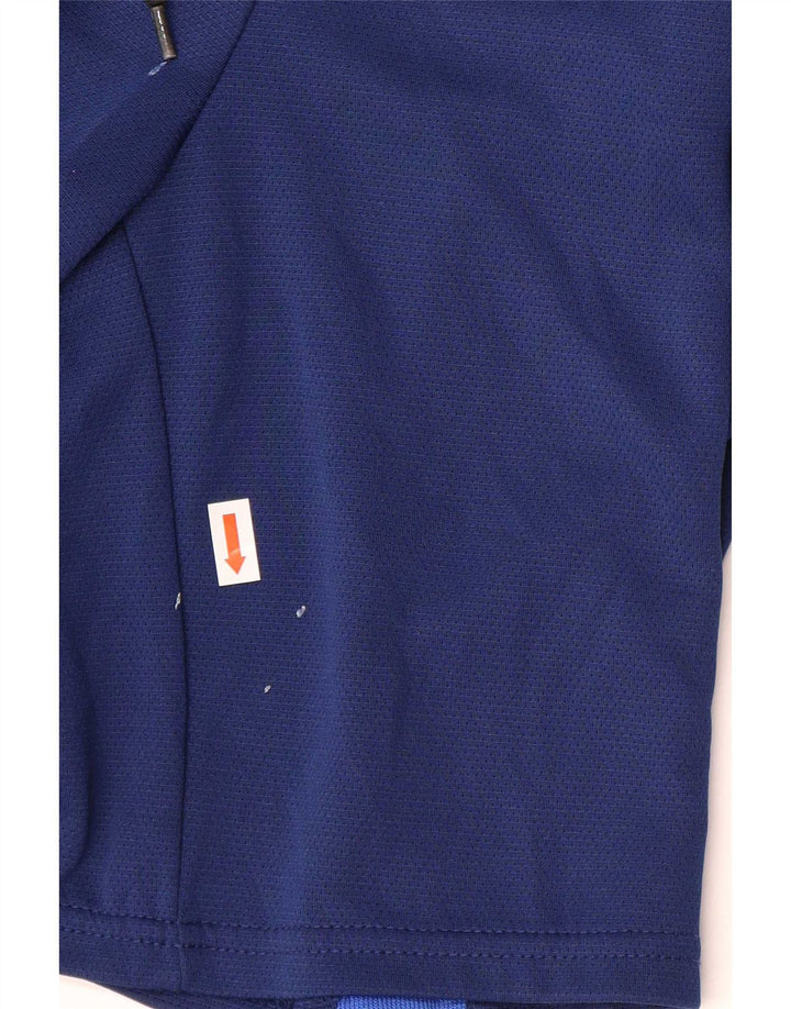 Pantaloncini sportivi Nike da uomo Dri Fit, poliestere color block medio blu navy