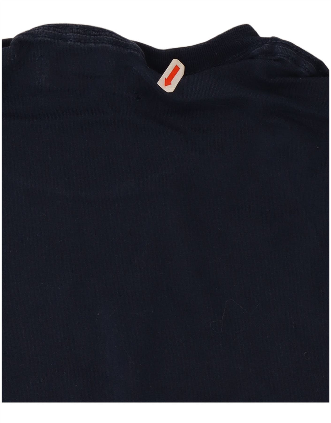 T-shirt da uomo Adidas Top in cotone a righe blu navy medio