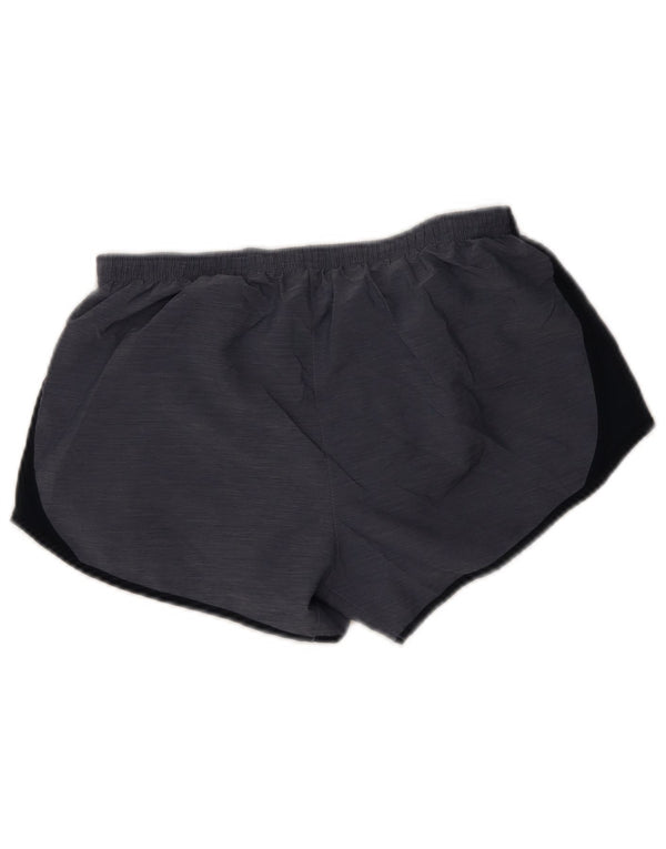 Pantaloncini sportivi Nike da donna Dri Fit UK 12 Medium Navy Blue Colourblock