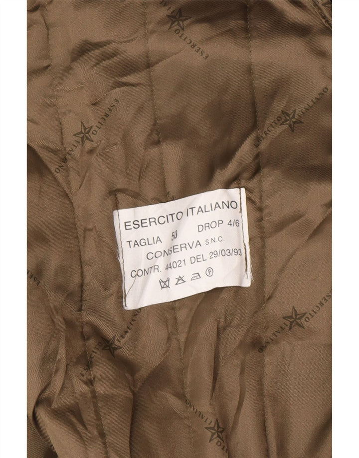 Trench da uomo vintage IT 50 grande color kaki