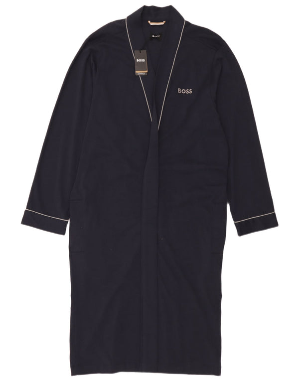 Hugo Boss Abito maglione oversize a maniche lunghe da donna UK 10 Small Blu Navy