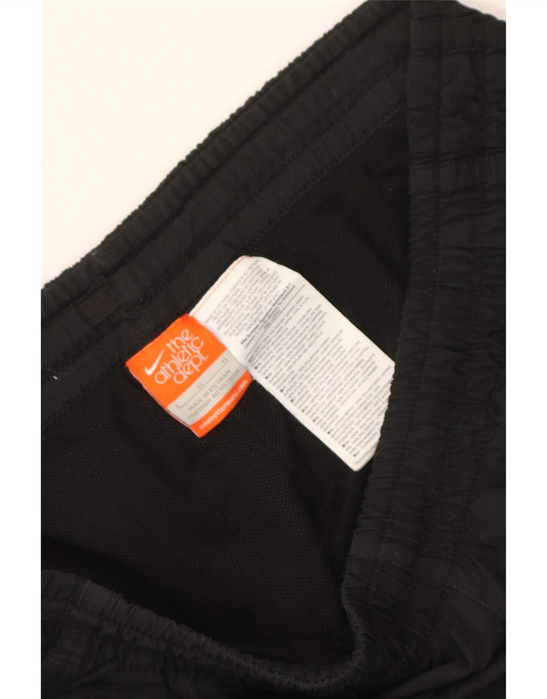 Pantaloni da tuta da uomo Nike Large neri in poliestere