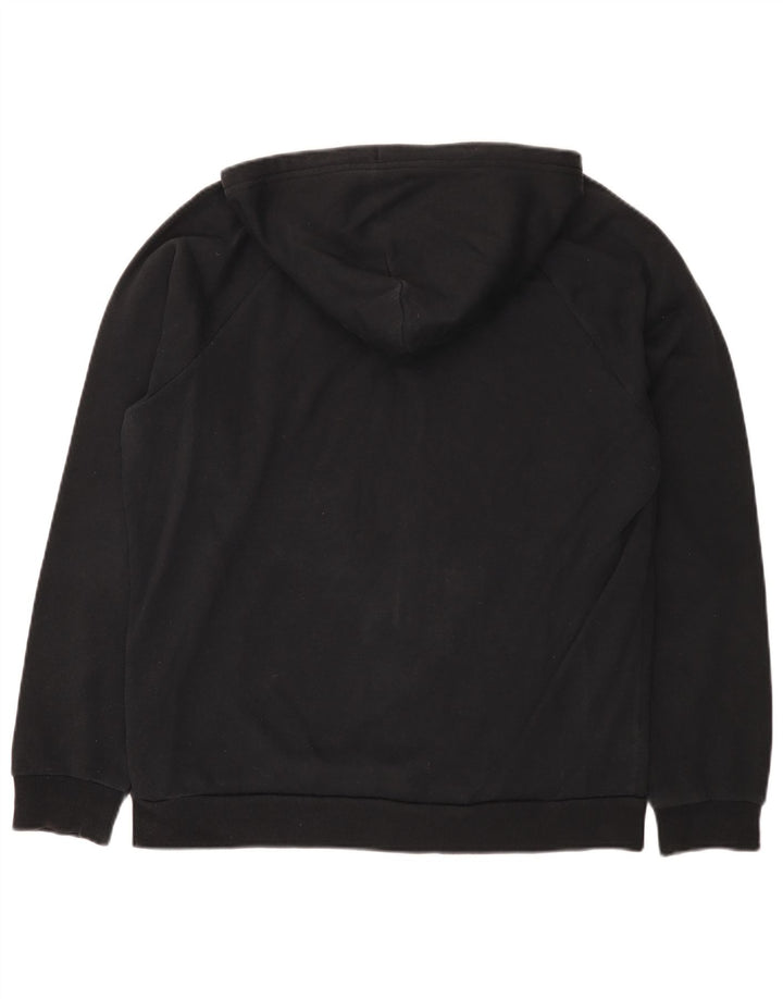 Felpa con cappuccio e zip Under Armour da uomo Cold Gear in cotone nero medio