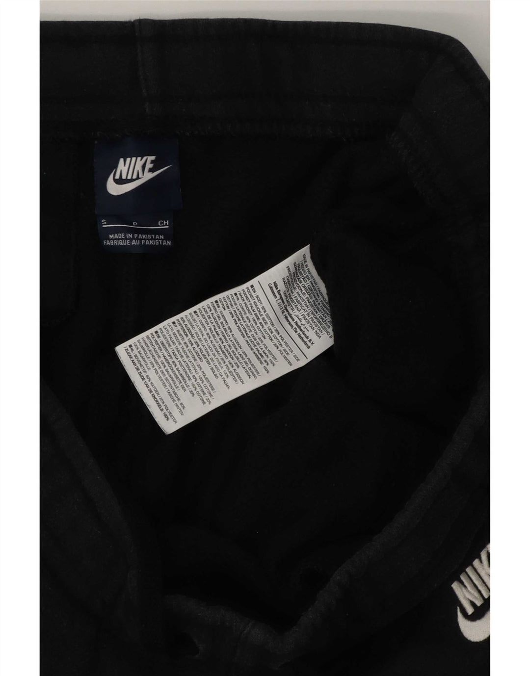 Pantaloni da tuta Nike da uomo piccoli in cotone nero