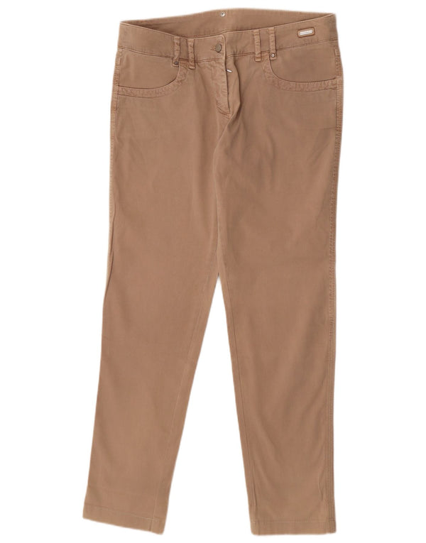 Pantaloni Casual Slim Donna Trussardi IT 44 Medium W30 L29 Cotone Beige