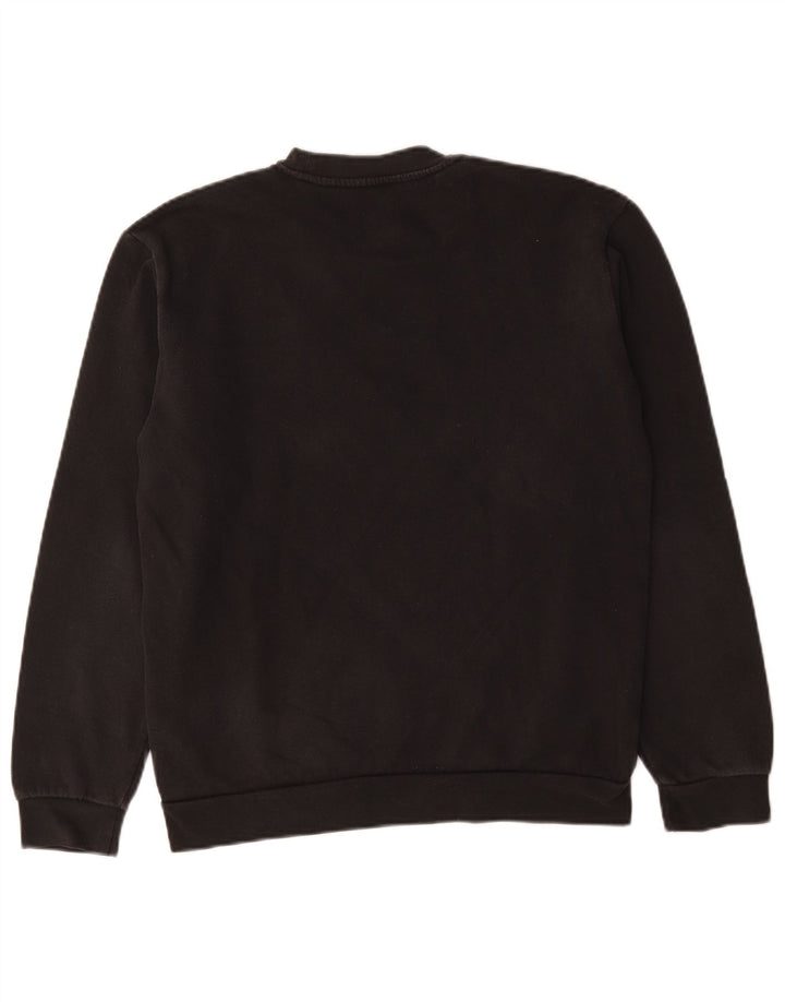 Felpa Adidas Uomo Maglione Piccolo Cotone Nero