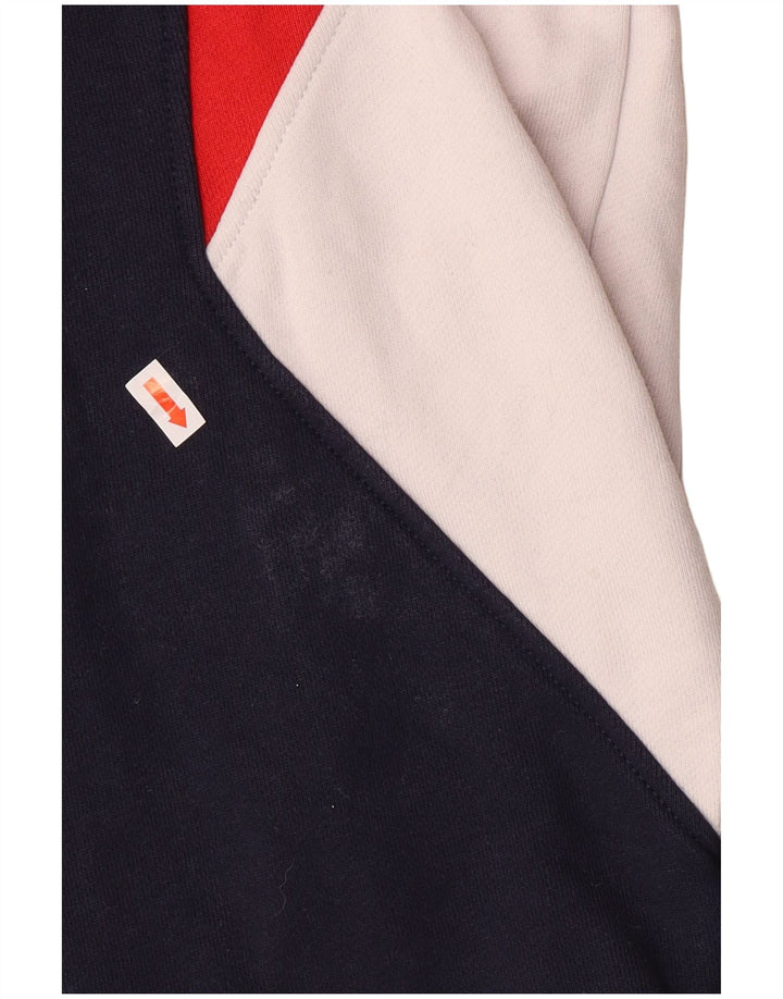 TOMMY HILFIGER Felpa grafica da uomo Maglione color block medio blu navy