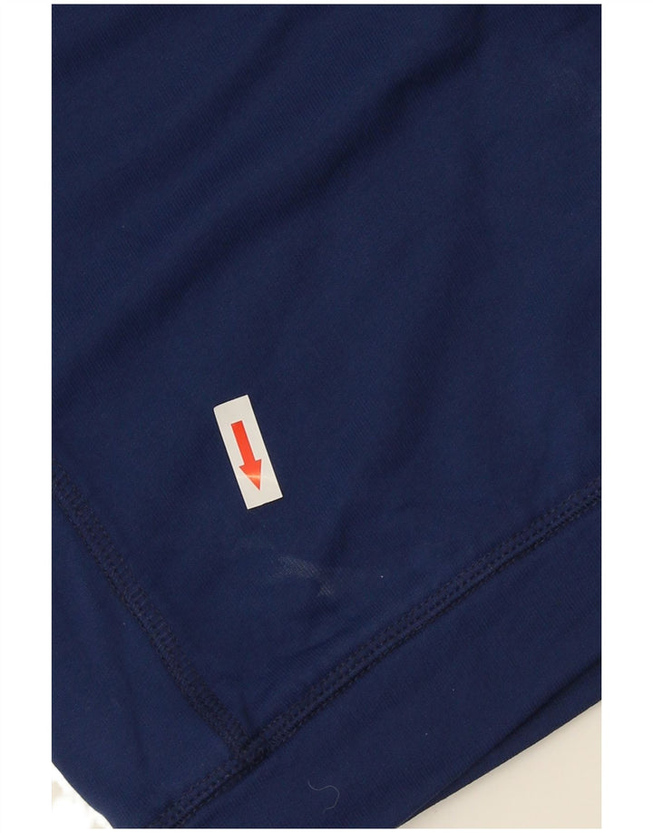 Felpa oversize grafica da donna Zara Paris UK 10 piccola blu