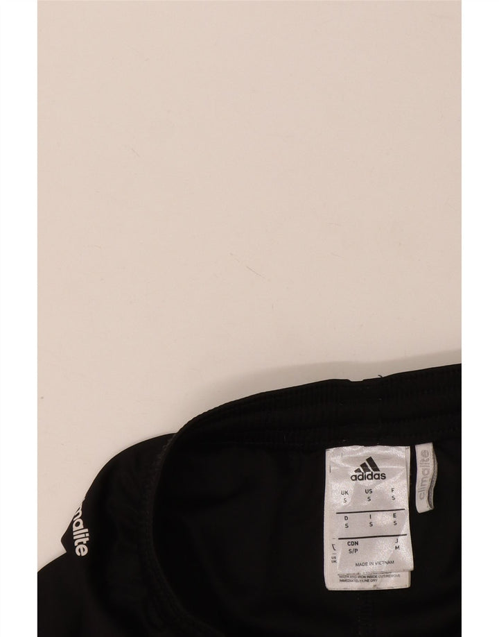 Pantaloncini sportivi Adidas Climalite da uomo piccoli in poliestere nero
