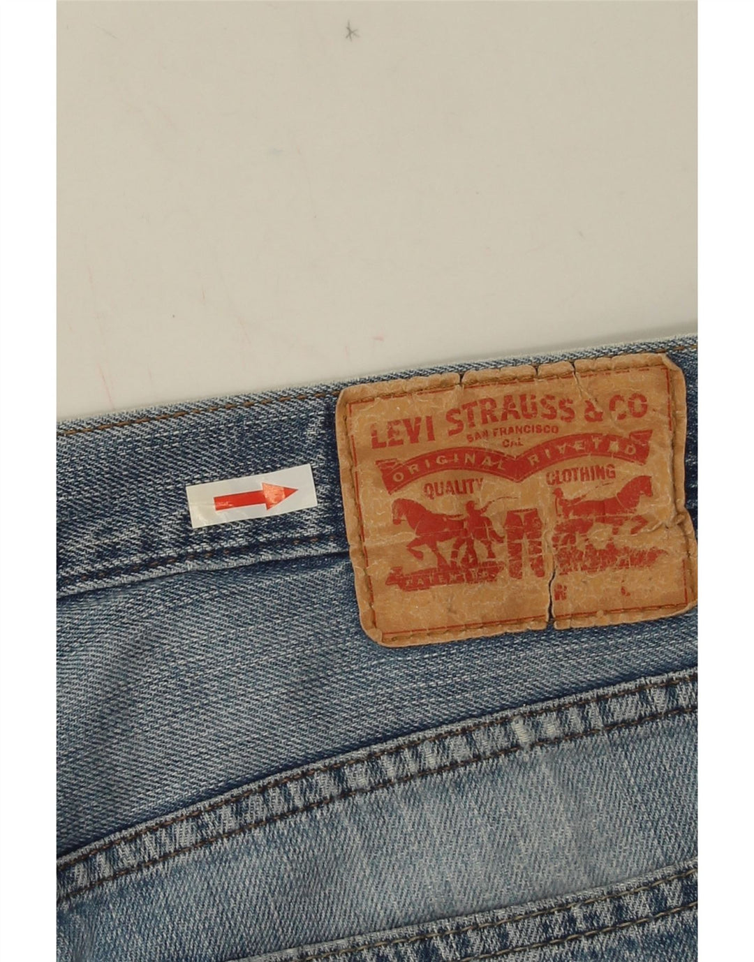 Jeans dritti da uomo LEVI'S W32 L26 cotone blu