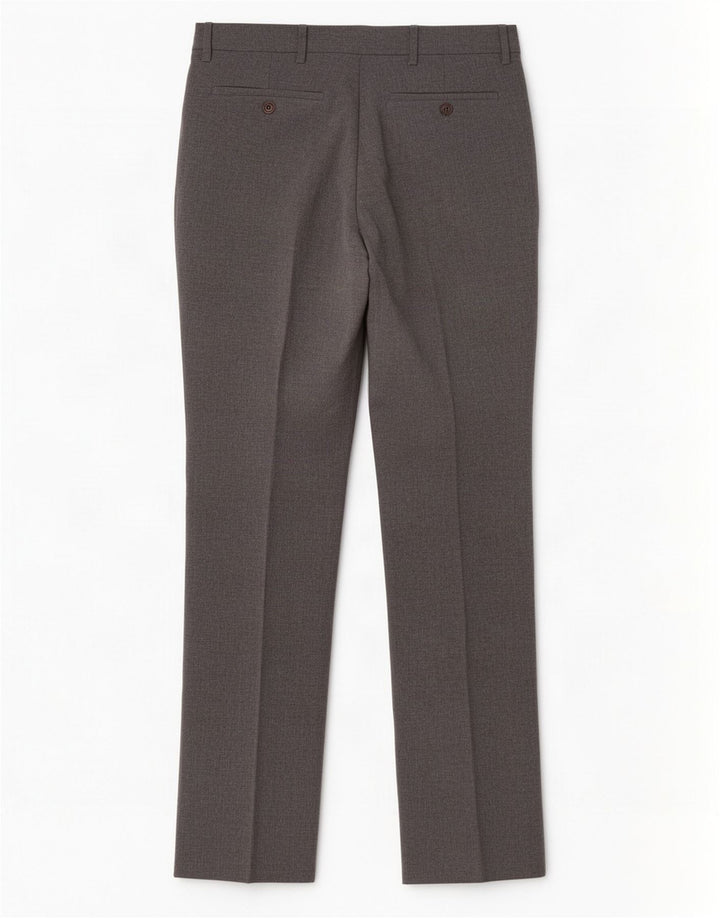 Pantaloni da completo da uomo Benetton con pegging IT 46 Small W29 L32 Poliestere grigio