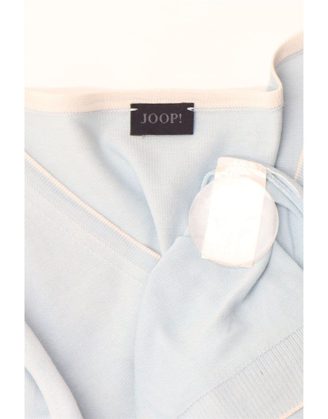 JOOP Maglione da donna con scollo a V EU 38 Cotone blu medio