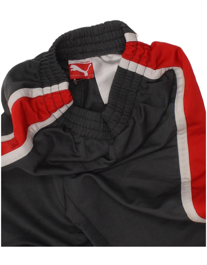 Pantaloni della tuta da ragazzo Puma 2-3 anni Poliestere color block grigio