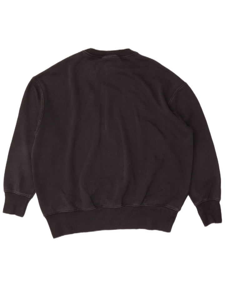 Felpa Nike da uomo dal taglio ampio, piccola, in cotone nero