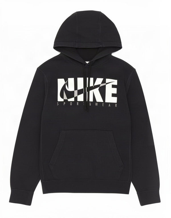 Felpa con cappuccio grafica Nike da uomo XS in cotone blu navy