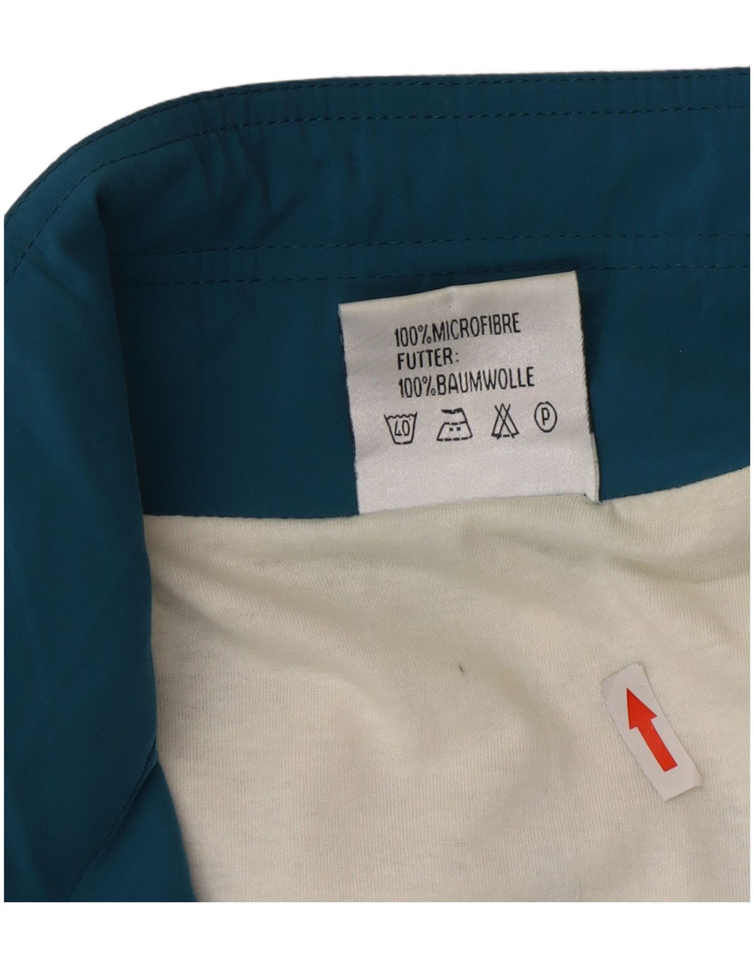 Giacca da ginnastica vintage da uomo, grande, in microfibra color block blu