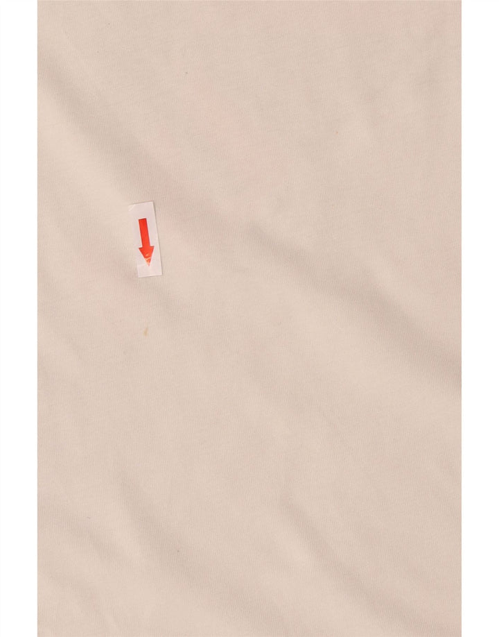 T-shirt grafica da uomo Jordan Top in cotone bianco medio