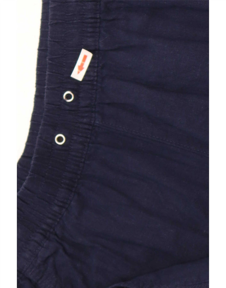 Pantaloncini chino da donna Marks & Spencer UK 12 medi W30 blu navy