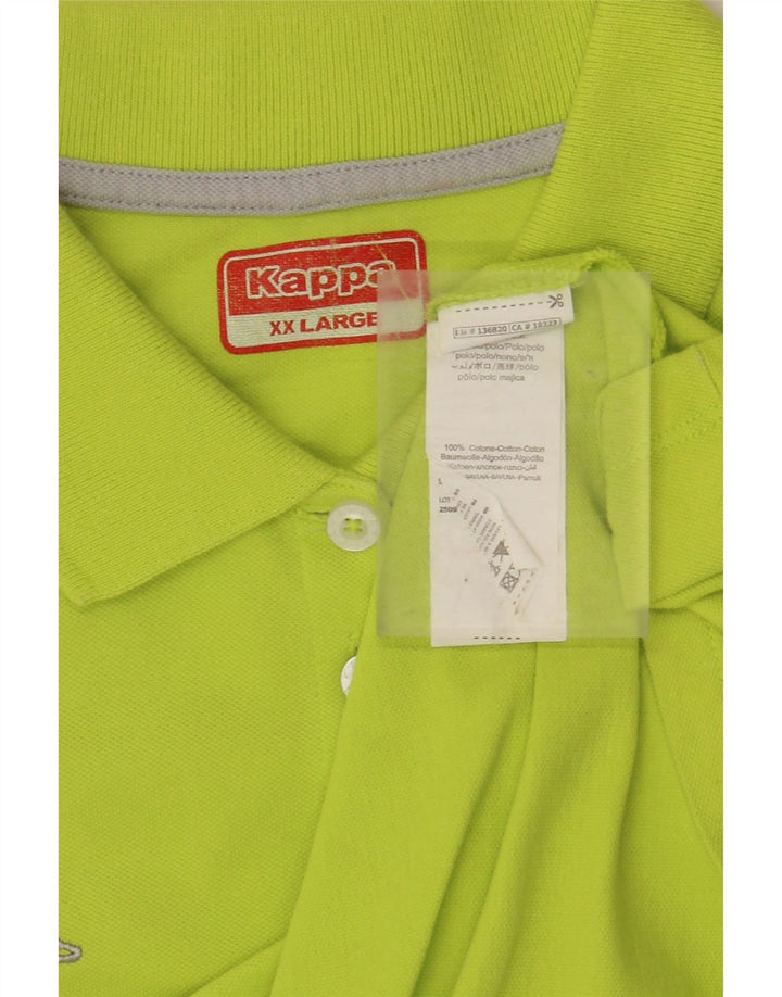 Polo grafica da donna KAPPA UK 20 2XL cotone verde