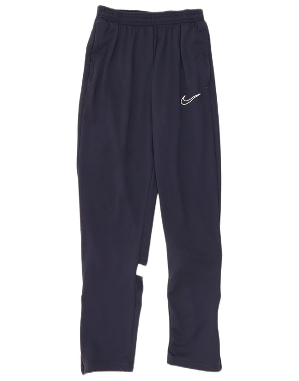 Pantaloni della tuta da ragazzo Nike Dri Fit 13-14 anni XL Blu navy Colourblock