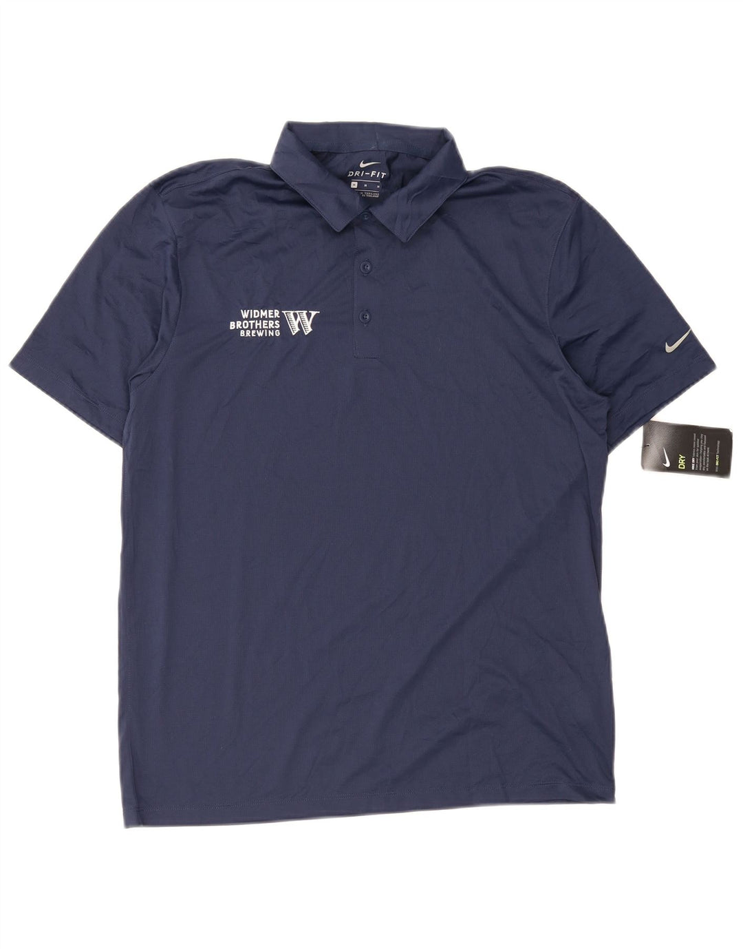 Polo Nike da uomo Dri Fit in poliestere medio blu navy