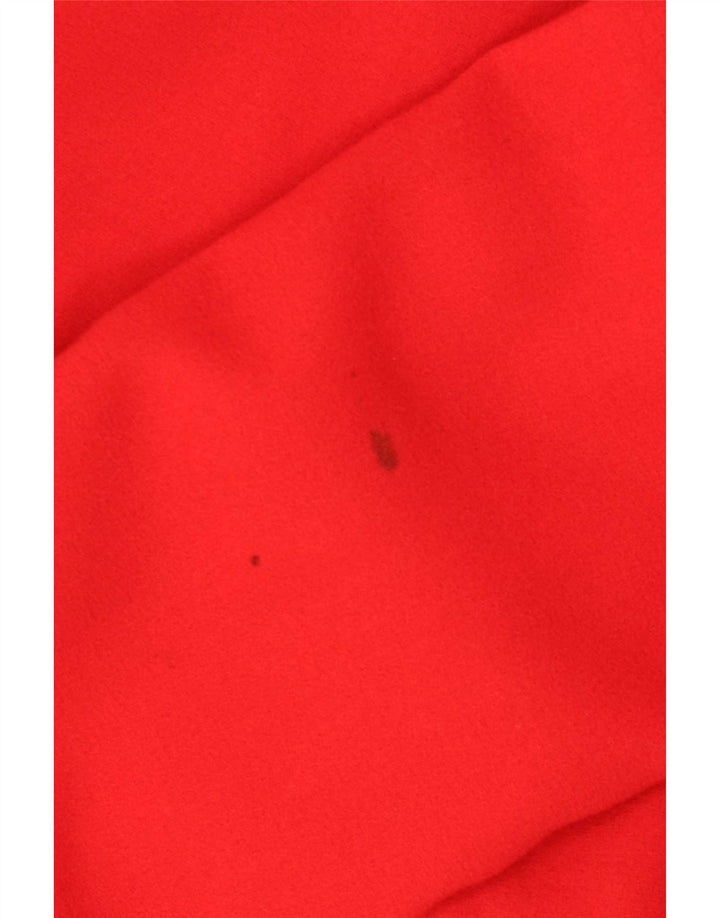 Giacca blazer oversize da donna a 1 bottone Marina Rinaldi taglia 19 piccola rossa
