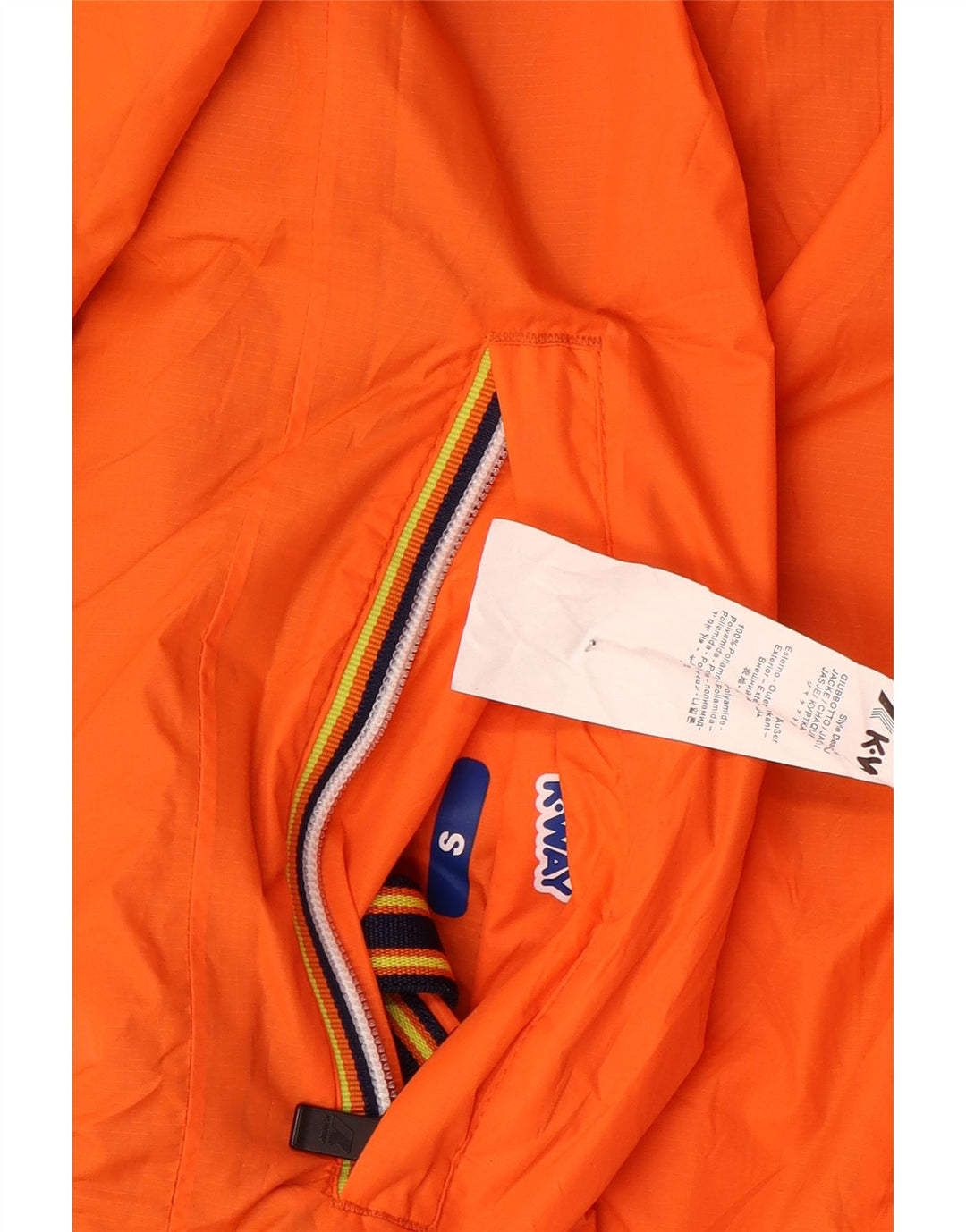 Giacca reversibile con cappuccio da uomo K-WAY UK 36 Small Grigio Poliammide