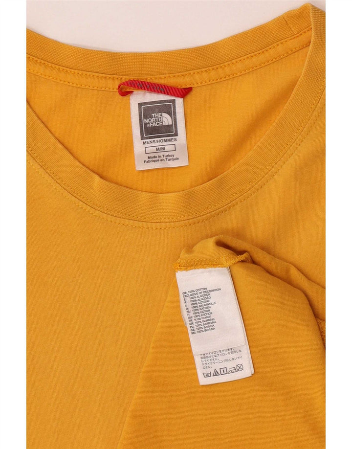 T-shirt grafica da uomo The North Face Top in cotone giallo medio