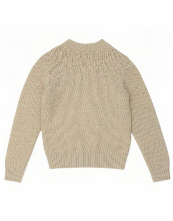 Maglione maglione con scollo a barca da donna Marks & Spencer UK 10 piccolo bianco sporco