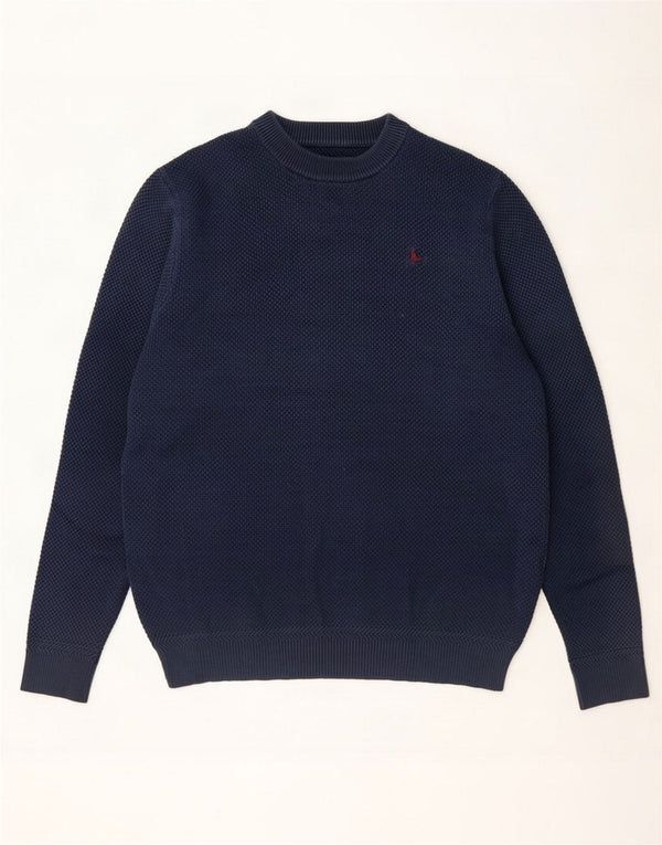 Jack Wills Maglione girocollo da uomo girocollo XL in cotone blu navy