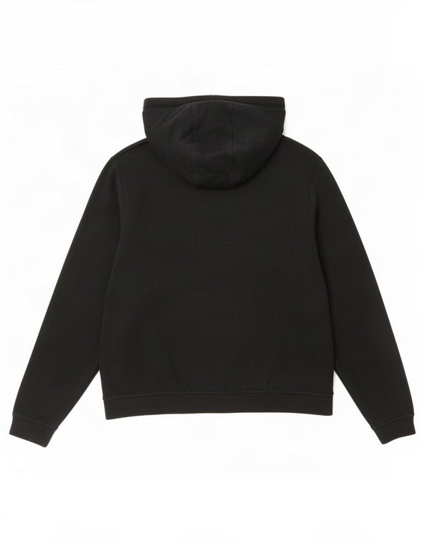 Felpa con cappuccio oversize da donna Nike UK 14 cotone medio nero