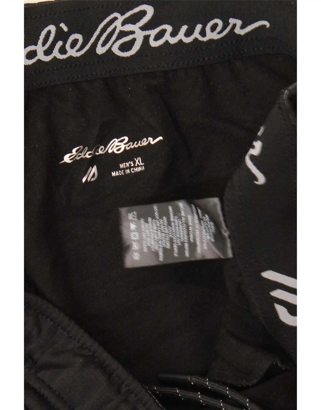 EDDIE BAUER Pantaloni da tuta da uomo Joggers XL Poliestere nero