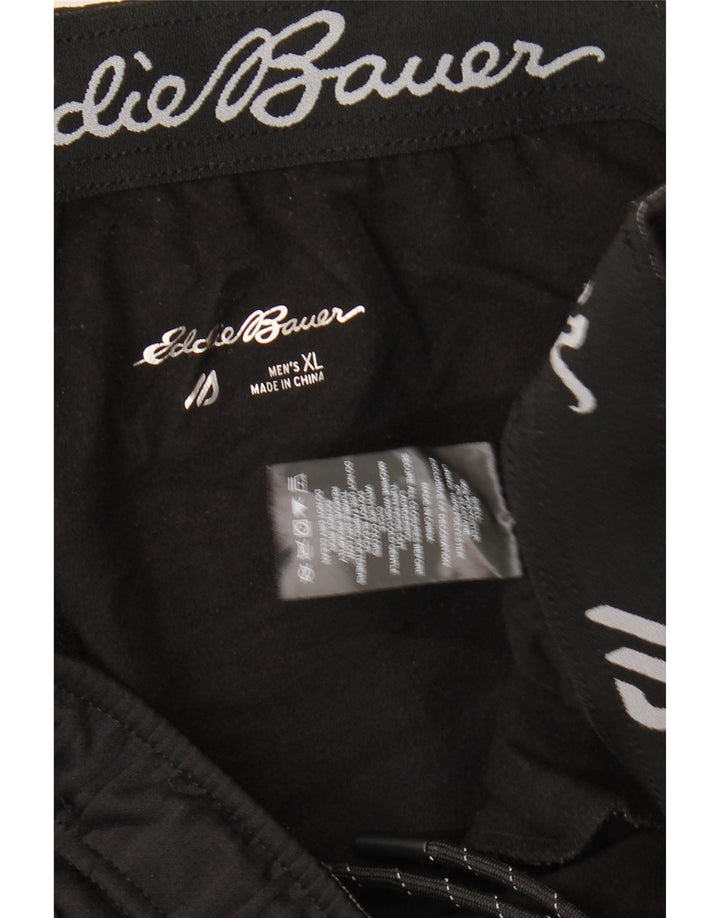 EDDIE BAUER Pantaloni da tuta da uomo Joggers XL Poliestere nero