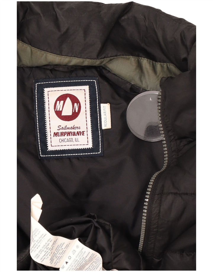 Gilet imbottito da uomo Murphy & Nye UK 40 Large Nero in poliammide