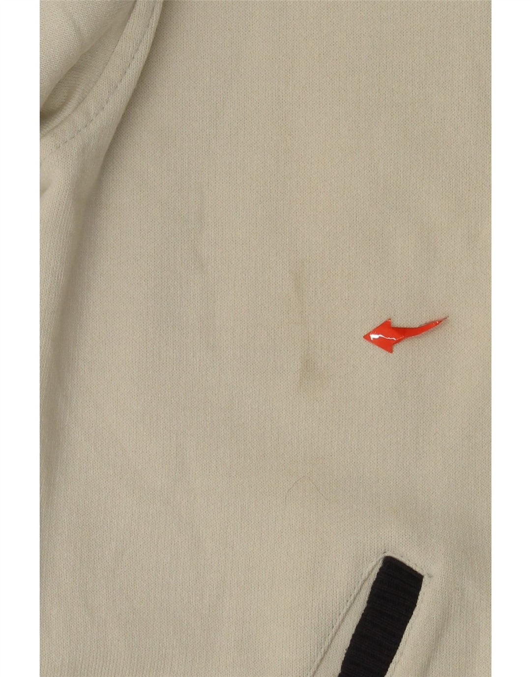 Giacca da ginnastica da uomo Sergio Tacchini piccola, colore bianco sporco