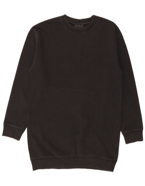 Topshop Abito maglione oversize a maniche lunghe da donna UK 8 piccolo nero